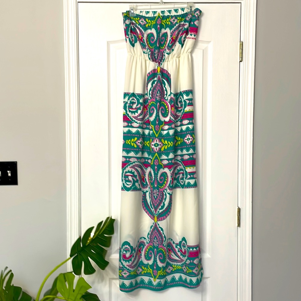 Pink Owl Maxi Dress